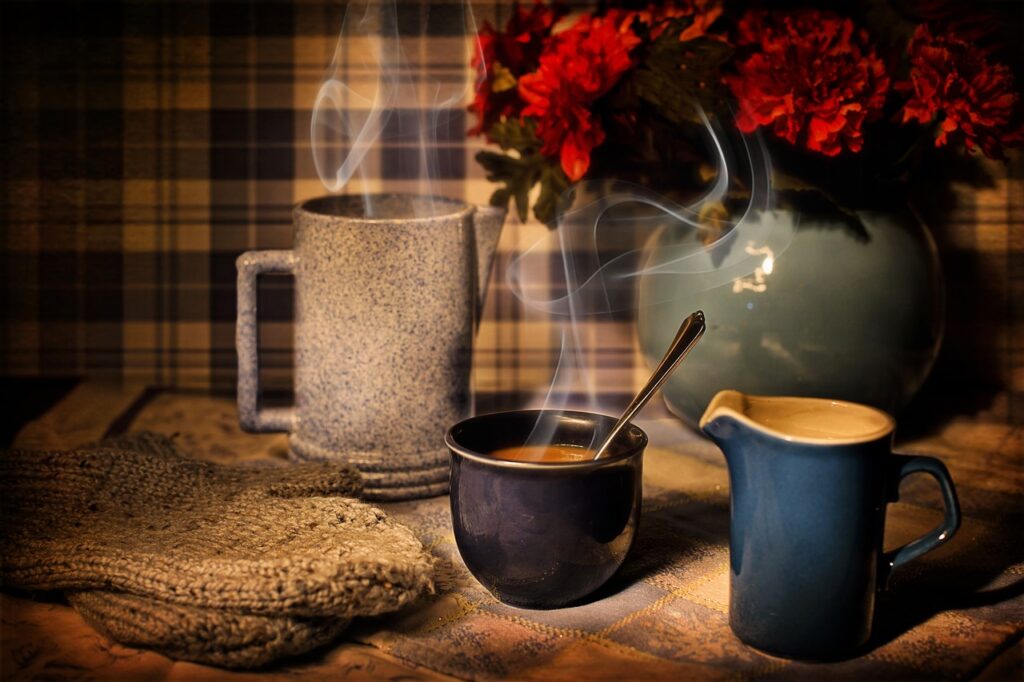 coffee, winter, warmth